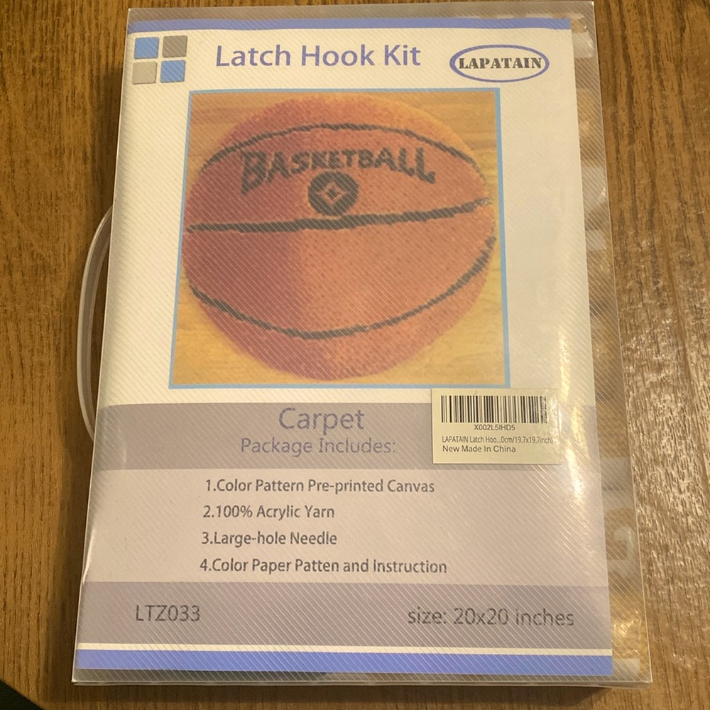 Lapatain Basketball Latch Hook Kit